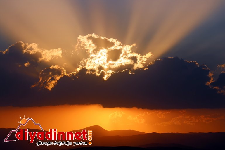 Ağrı'da gün batımı