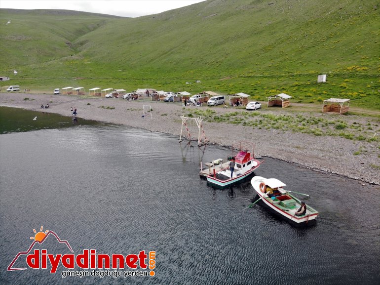 Ağrı daki Balık Gölü kısıtlamalardan bunalanların uğrak yeri oldu12