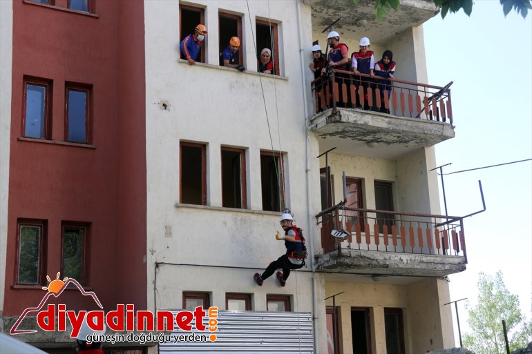 ve tatbikatı öğretmenler arama Gönüllü - kurtarma AĞRI yaptı 14