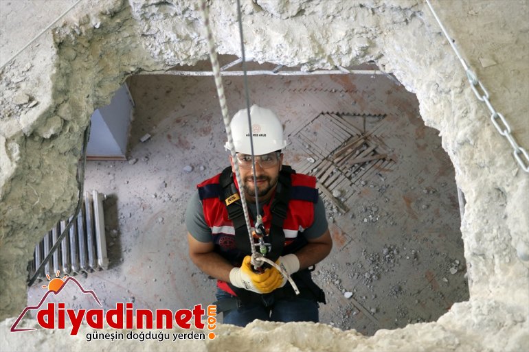 ve AĞRI tatbikatı arama yaptı Gönüllü öğretmenler - kurtarma 9