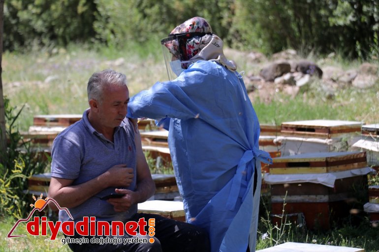 arıcılara aşı - mesaide da AĞRI 