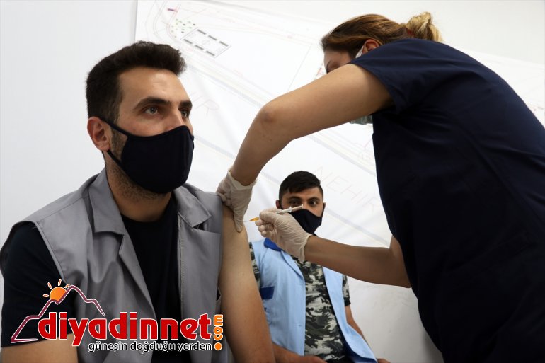uygulamasına Kovid-19 aşısı ekipler Tekstilkent