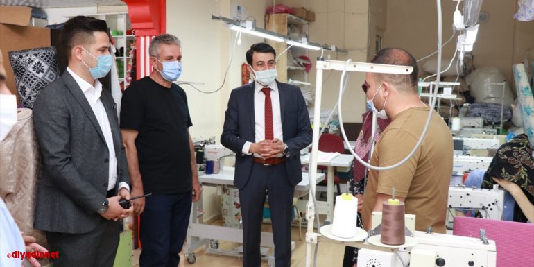 Ahlat Kaymakamı Dağ, KOSGEB destekli iş yerlerini ziyaret etti