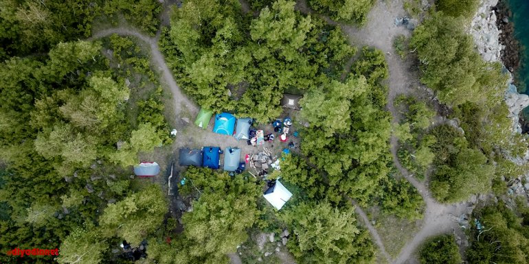 BİTLİS - Nemrut Krater Gölü normalleşme süreciyle yeniden kampçıların uğrak yeri oldu1