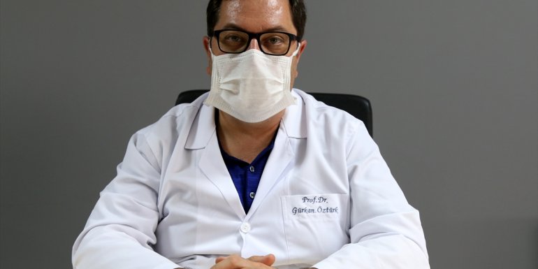 ERZURUM - Kovid-19 tedbirleriyle sterilizasyonu korunan merkezde 40 hasta organ nakliyle hayata bağlandı1