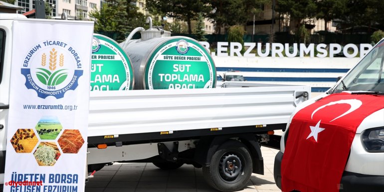 Erzurum'da 'Süte değer projesi'yle çiftçiler daha çok gelir elde edecek
