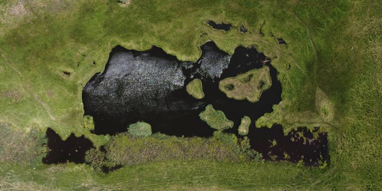 Erzurum'un doğa harikası yüzen adaları turizme kazandırılıyor