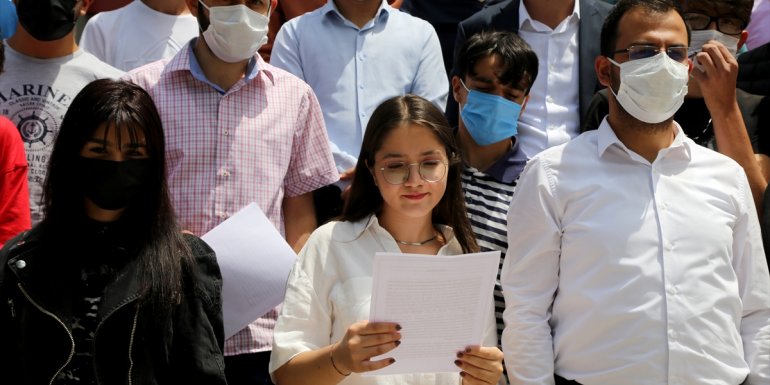 ERZURUM - Üniversite sınavına giren gençler Kılıçdaroğlu