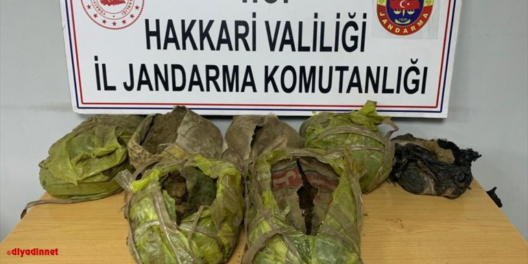 Hakkari'de 49 kilo 918 gram esrar ele geçirildi
