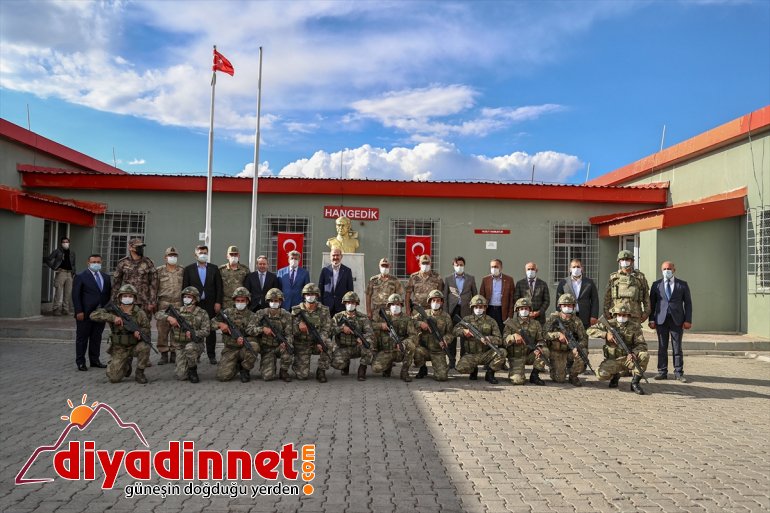 duvarı yapılan İçişleri sınır çalışmalarını güvenlik inceledi: Bakanı Soylu, hattında 28