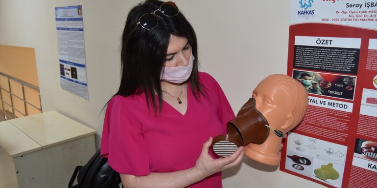 Kafkas Üniversitesinden mezun olan öğrencilerin bitirme ödevi Kovid-19 temalı projeler oldu