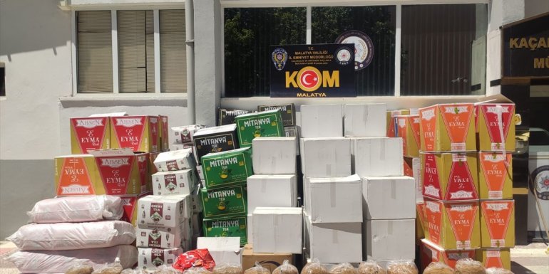 Malatya'da kaçak 1 milyon 230 bin makaron ele geçirildi