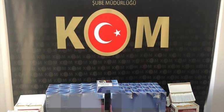 Malatya'da kaçak 30 bin 800 makaron ele geçirildi