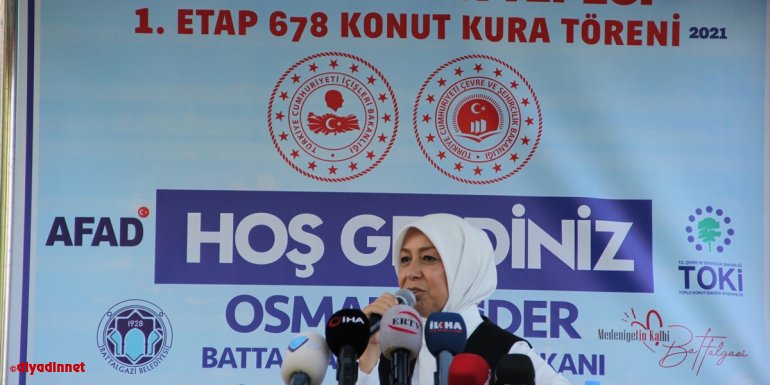 Malatya'da Gelinciktepe deprem konutları için kura çekildi