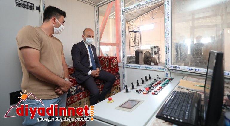 Vali Varol Parke Üretim Tesisini ziyaret etti4