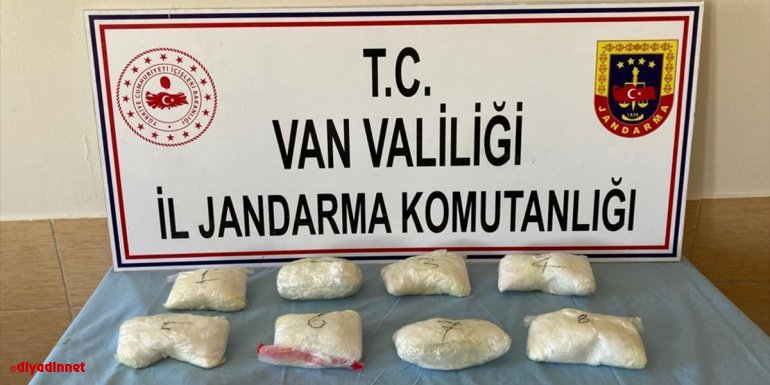Van'da 7 kilo 621 gram sentetik uyuşturucu ele geçirildi