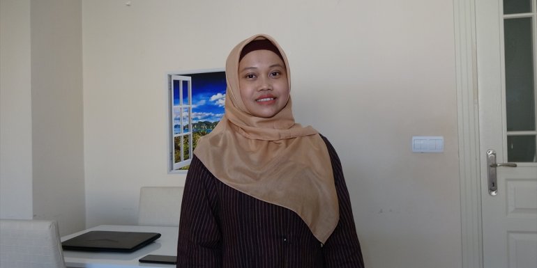 Endonezyalı gelin Van'da fedakarlıklarıyla gönülleri fethetti