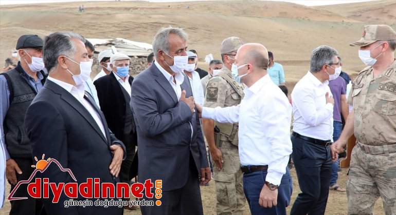 etti olan Varol, - AĞRI çiftçileri yaylada Ağrı desteğiyle ziyaret devlet Valisi sahibi koyun 2