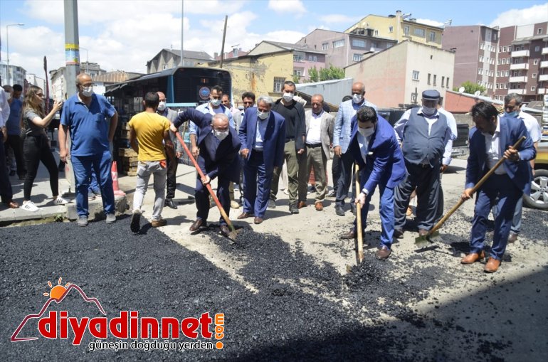 kentin Ağrı ürettiği Belediyesi asfaltlıyor yollarını asfaltla 6