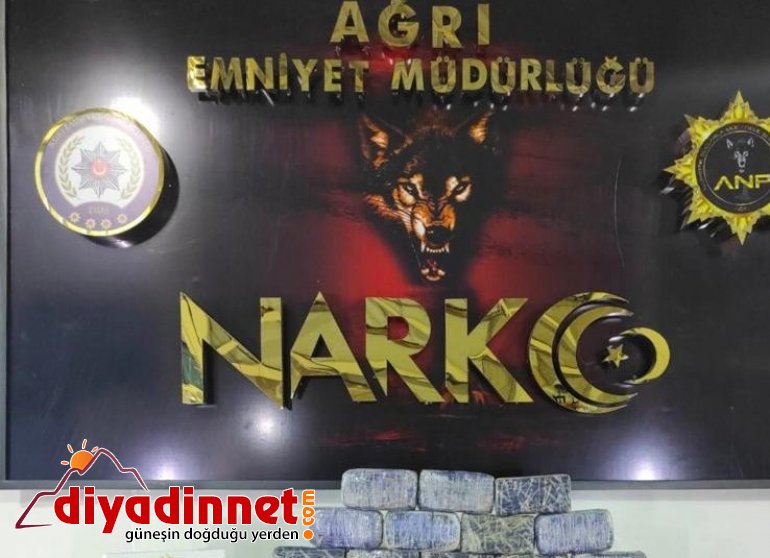 Ağrı'da araç bagajına gizlenmiş 18 kilo 492 gram eroin ele geçirildi