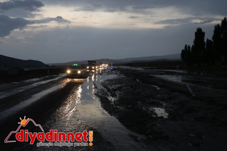 ulaşımı sel yolunda Türkiye-İran kara Ağrı