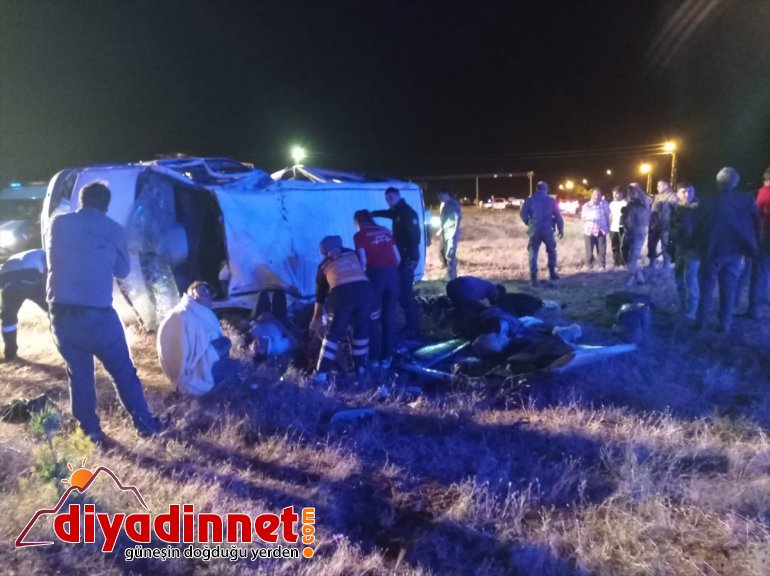 yaralı 3 ölü, 14 devrildi: Ağrı