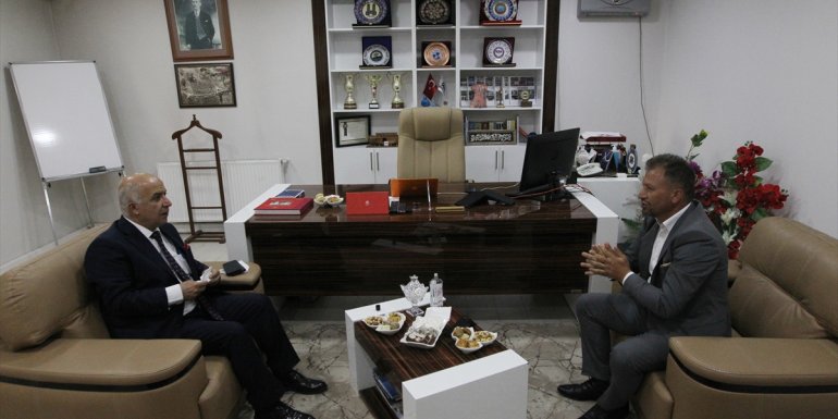 Erzurum İl Emniyet Müdürü Mehmet Aslan'dan AA Erzurum Bölge Müdürlüğüne veda ziyareti
