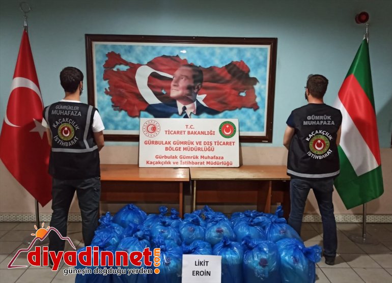 Gürbulak Gümrük Kapısı'nda 462 kilogram uyuşturucu ele geçirildi