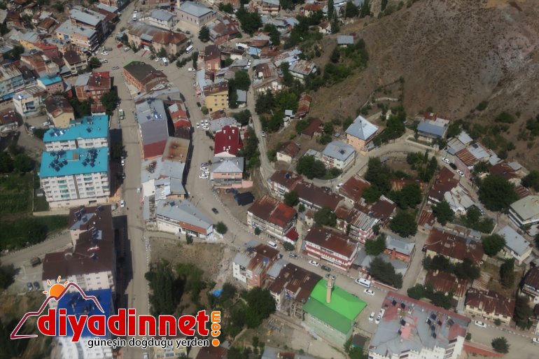 helikopterle kara yolundaki denetledi trafiğini Jandarma bayram Erzurum-Artvin 13