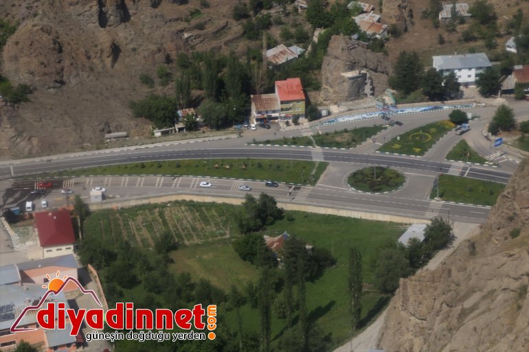 kara denetledi bayram trafiğini yolundaki helikopterle Jandarma Erzurum-Artvin 14