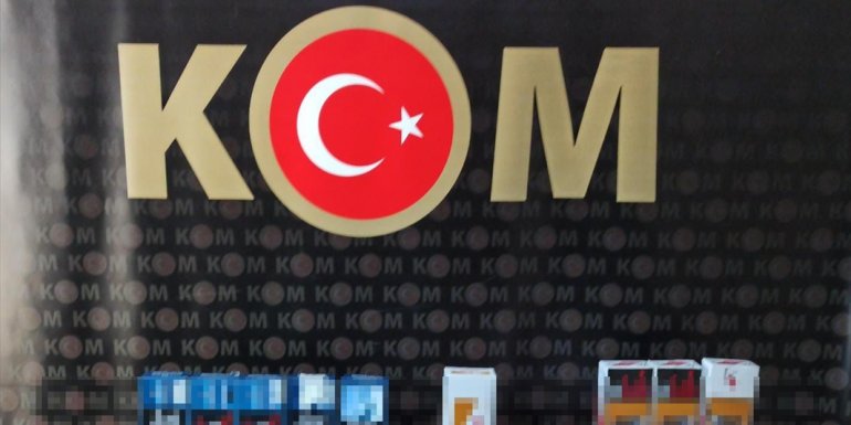 Malatya'da kaçak 40 bin 600 makaron yakalandı