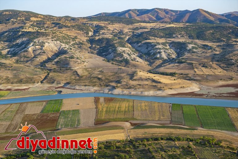 tarihi güzellikler görüntülendi ve havadan ve Tunceli