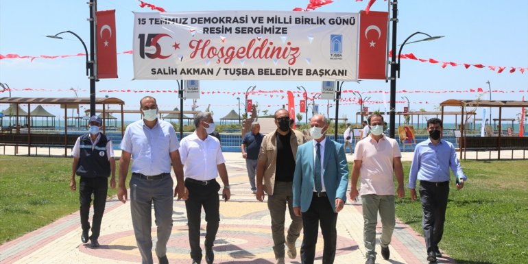 Tuşba'da 15 Temmuz Demokrasi ve Milli Birlik Günü resim sergisi açıldı