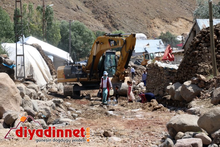 zarar köyde yaralar sarılıyor Ağrı