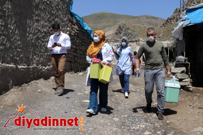 kırmızı Kovid-19 sürüyor haritasında kırsalda çalışmaları risk kategorideki AĞRI aşı Ağrı