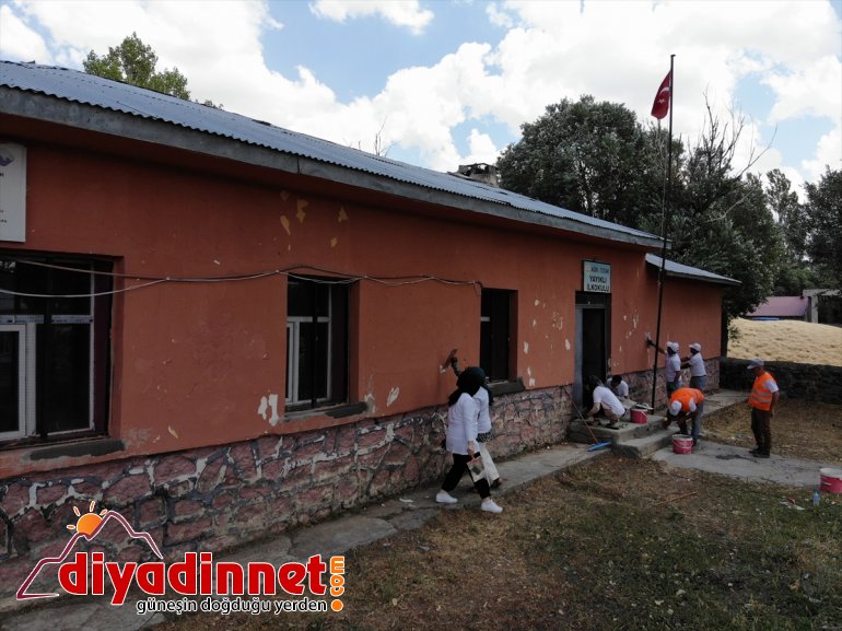 eğitime okullarını hazırlıyor yüz yüze AĞRI - ekibi köy Mobil onarım 2