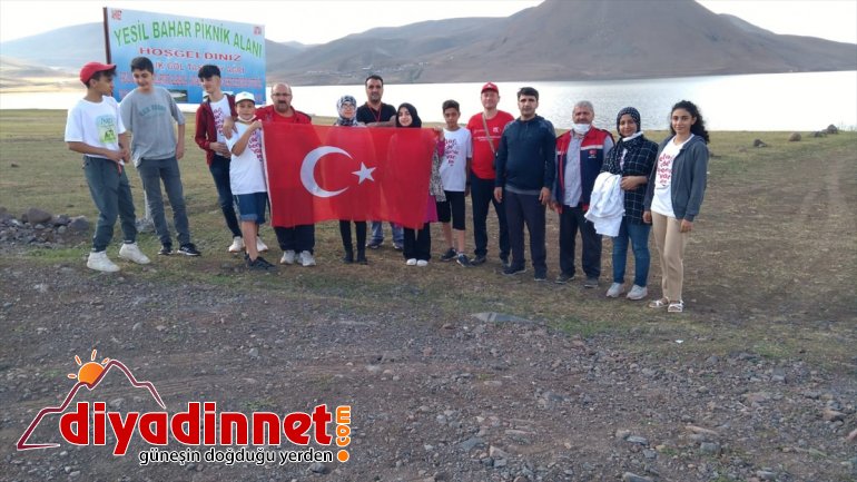 Ağrılı öğrenciler Balık Gölü'nde izci kampına katıldı