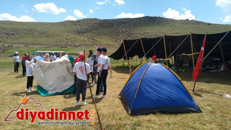 Ağrılı öğrenciler izci katıldı Gölü