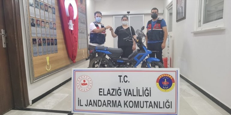 Elazığ'da motosiklet çaldığı ileri sürülen bir şüpheli yakalandı