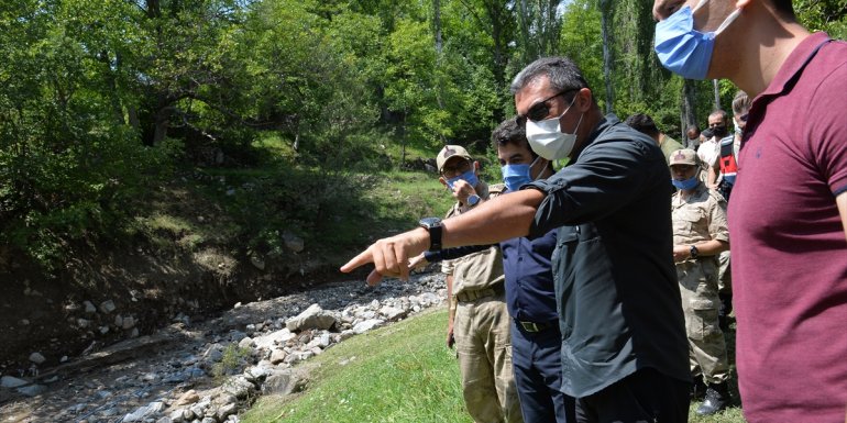 Erzurum'da üç gün önce sele kapılan işçiyi arama çalışması sürüyor