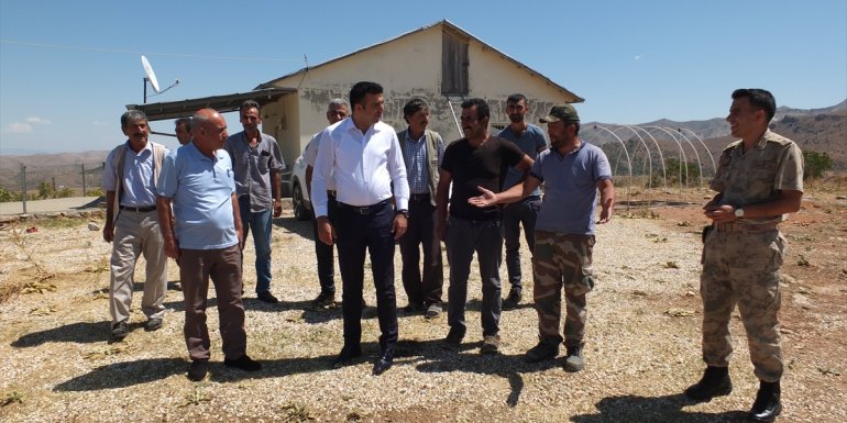 Keban Kaymakamı Akbulut, incelemelerde bulundu1