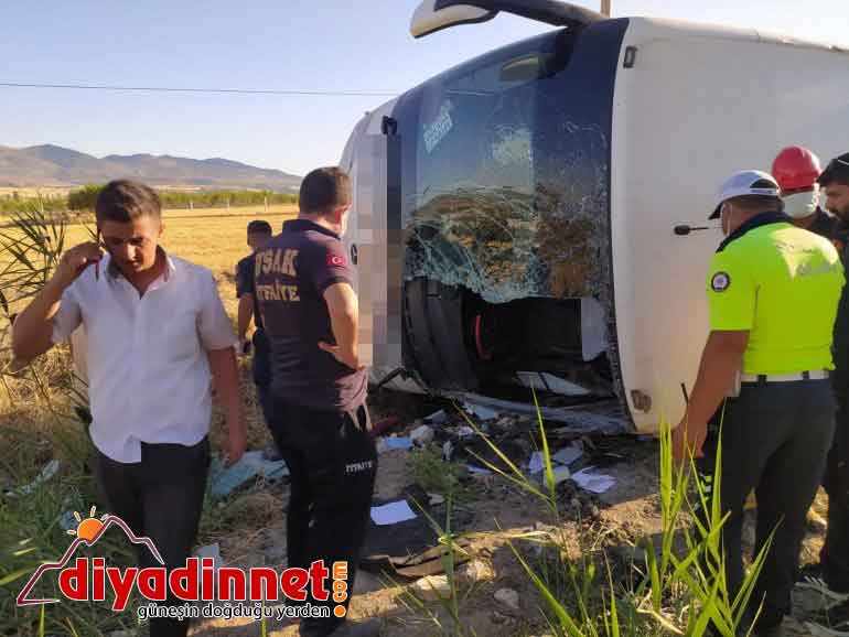 Kontrolden çıkan otobüste can pazarı: 33 yaralı3