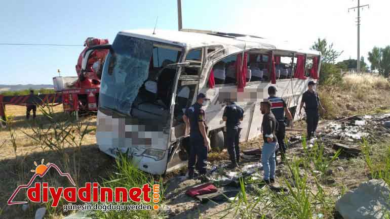 Kontrolden çıkan otobüste can pazarı: 33 yaralı5