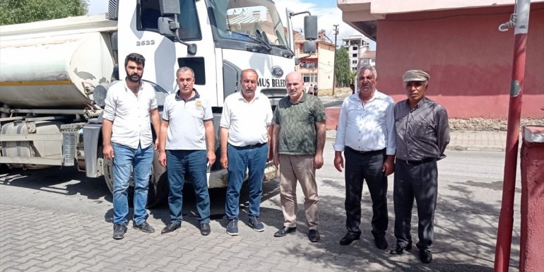 Muş Belediyesi'nden Antalya'daki yangına araç desteği