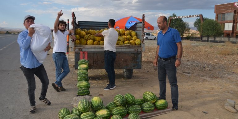 Muş'ta üretilen karpuz ve kavun ilgi görüyor
