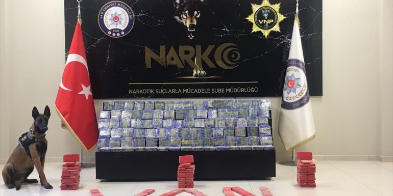 Van'da 91 kilo 600 gram eroin ele geçirildi