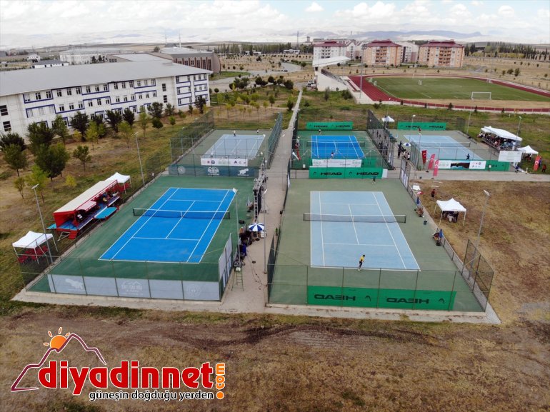 katılımıyla Dağı Turnuvası Ağrı ilden sporcunun Tenis 23 başladı 137 5