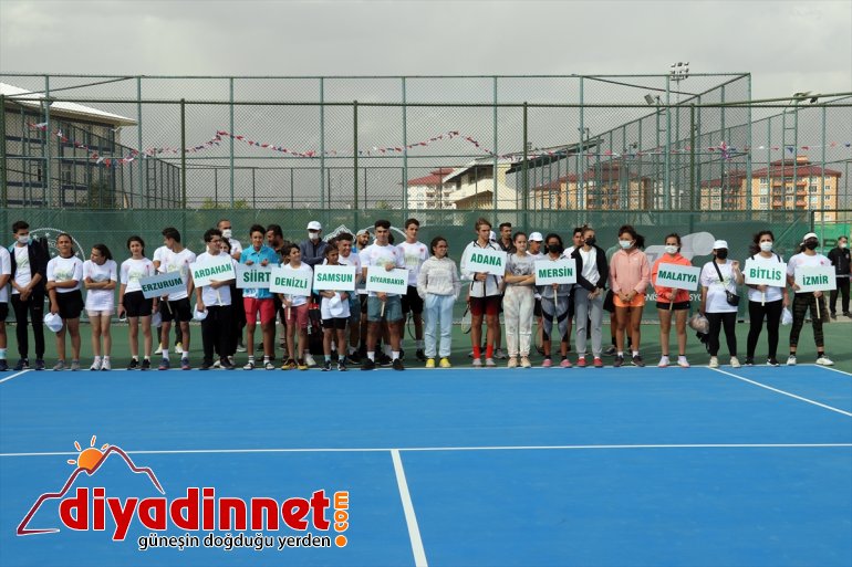 Tenis Turnuvası başladı katılımıyla 137 Dağı Ağrı 23 sporcunun ilden 6