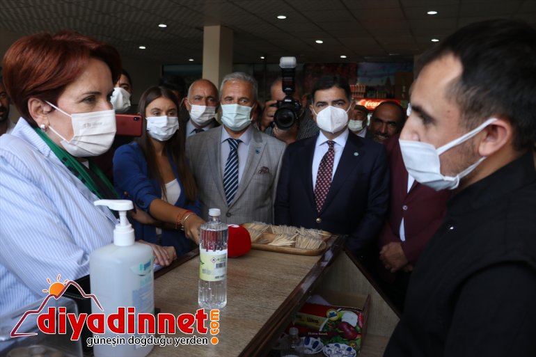 Akşener ziyaret etti İYİ esnafı - Parti AĞRI Başkanı Genel 7