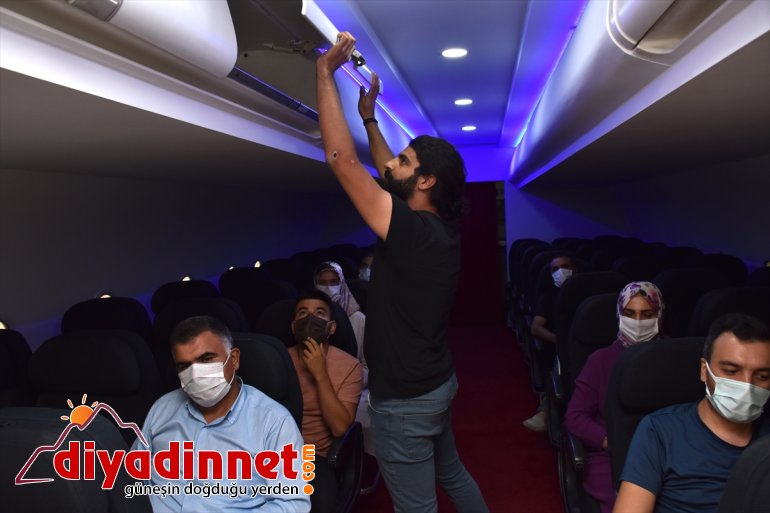 uygulamalı uçak sınıfta öğreniyorlar hizmetlerini - Kabin AĞRI 8